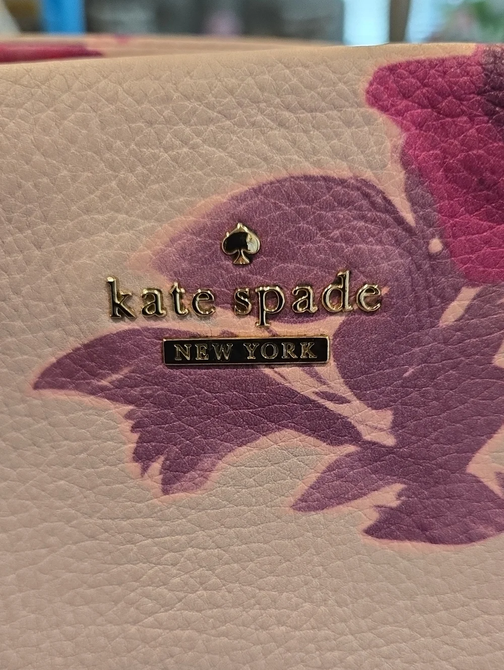 KATE SPADE NEW YORK EMERSON PLACE ROSES OLIVERA SATCHEL/ CROSSBODY PURSE.